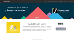 Desktop Screenshot of editandoideas.com